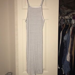 H&M form fitting striped dress